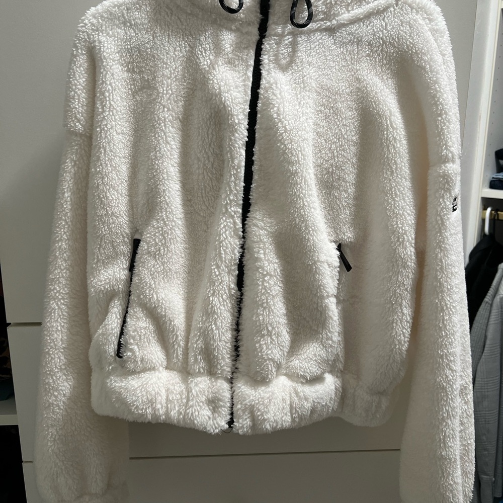 Calvin Klein White Teddy Jacket